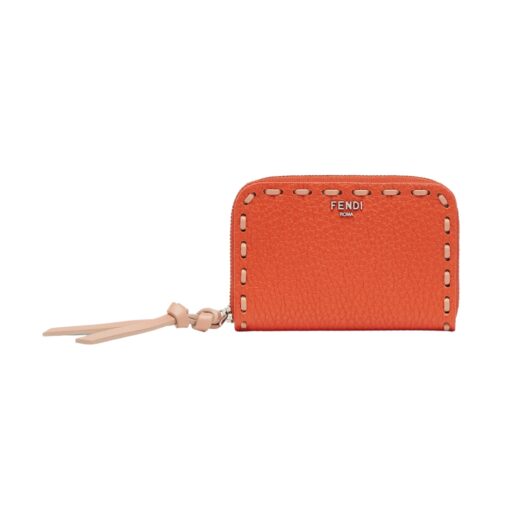 Brieftasche Selleria in Orange 8cm